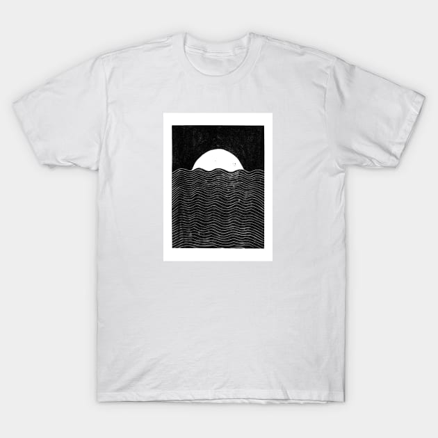 Moon & Sea T-Shirt by Anda